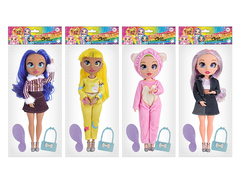 12inch Solid Body Doll Set(4S) toys