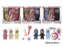 6.5inch Solid Body Doll Set(2in1) toys