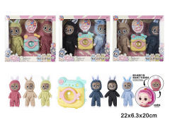 6.5inch Solid Body Doll Set(2in1) toys