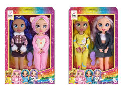 9inch Solid Body Doll Set(2in1) toys