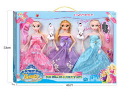 Solid Body Doll Set(3in1) toys