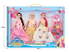 Solid Body Doll Set(3in1) toys