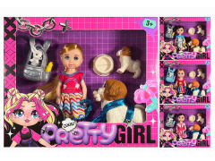 5inch Solid Body Doll Set(4S) toys