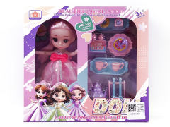 6inch Solid Body Doll Set toys