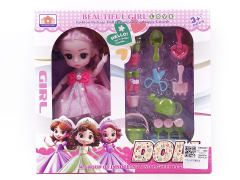 6inch Solid Body Doll Set toys