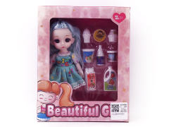 6inch Solid Body Doll Set toys