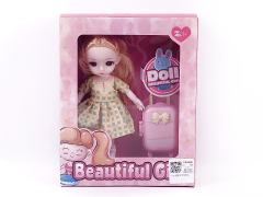 6inch Solid Body Doll Set toys