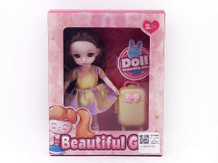 6inch Solid Body Doll Set toys