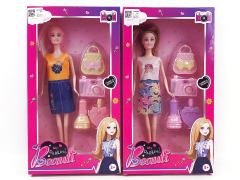 11inch Solid Body Doll Set(2S) toys