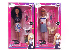 11inch Solid Body Doll Set(2S) toys