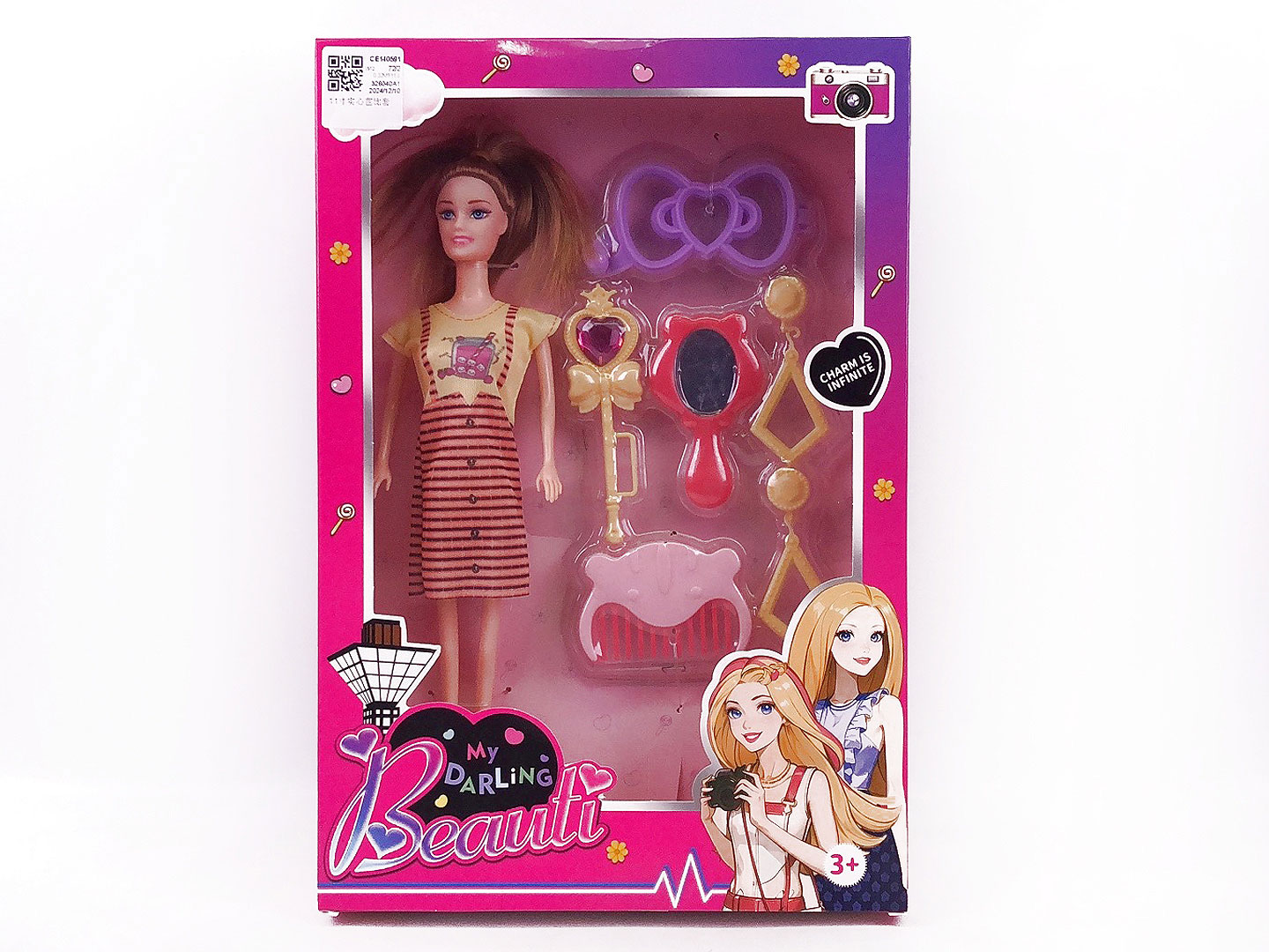 11inch Solid Body Doll Set toys