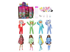 11.5inch Solid Body Doll Set(6in1) toys