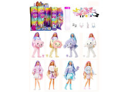 11.5inch Solid Body Doll Set(6in1) toys