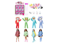 11.5inch Solid Body Doll Set(6in1) toys