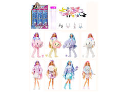 11.5inch Solid Body Doll Set(6in1) toys