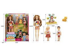 11.5inch Solid Body Doll Set(3in1) toys