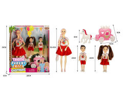 11.5inch Solid Body Doll Set(3in1) toys