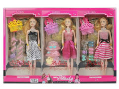 11.5inch Solid Body Doll Set(3in1) toys