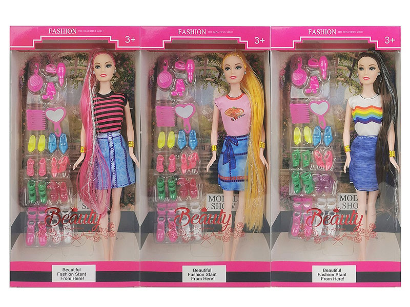 11.5inch Solid Body Doll Set(3S) toys