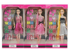 11.5inch Solid Body Doll Set(3S) toys