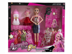 11.5inch Solid Body Doll Set toys