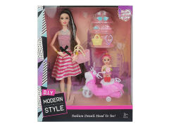 11.5inch Solid Body Doll Set toys