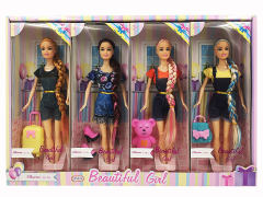 11.5inch Solid Body Doll Set(4in1) toys