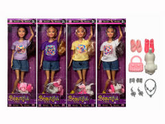 11.5inch Solid Body Doll Set(4S) toys