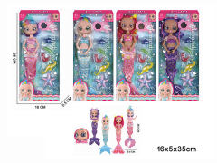 14inch Solid Body Mermaid Set(4S) toys