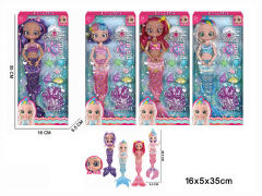 14inch Solid Body Mermaid Set(4S) toys