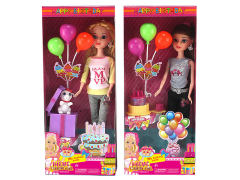 11.5inch Solid Body Doll Set(2S) toys