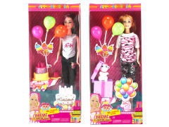 11.5inch Solid Body Doll Set(2S) toys