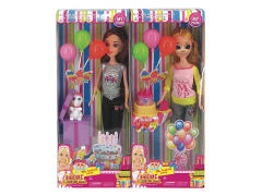 11.5inch Solid Body Doll Set(2S) toys