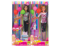 11.5inch Solid Body Doll Set(2S) toys