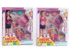 11.5inch Solid Body Doll Set(2S) toys