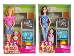 11.5inch Solid Body Doll Set(2S) toys