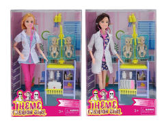 11.5inch Solid Body Doll Set(2S) toys