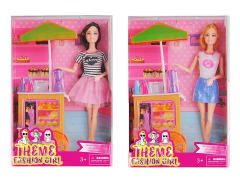 11.5inch Solid Body Doll Set(2S) toys