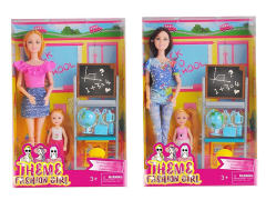 11.5inch Solid Body Doll Set(2S) toys