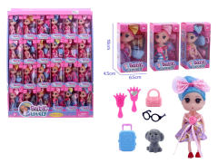 3inch Solid Body Doll Set(48in1) toys