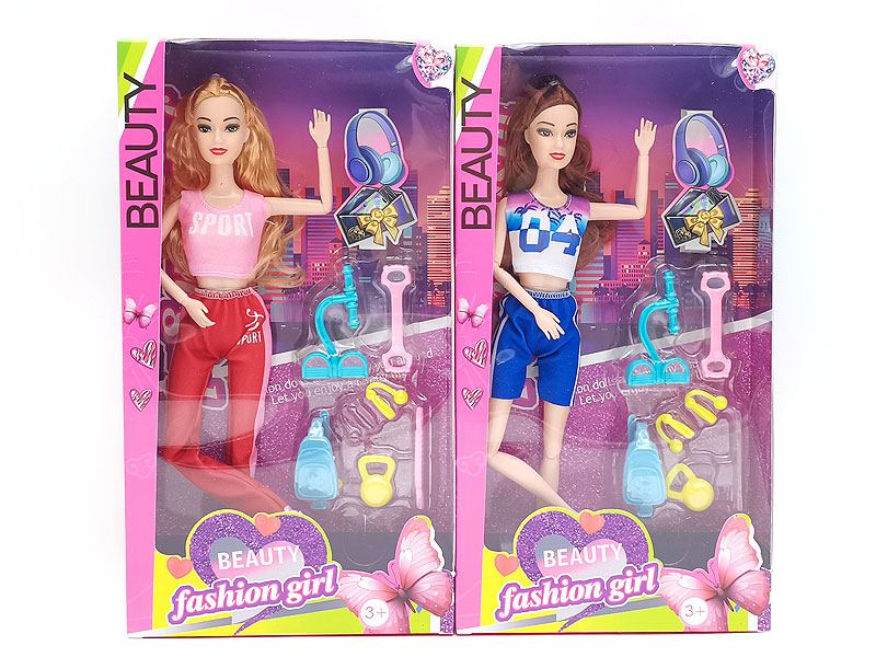 11.5inch Solid Body Doll Set(2S) toys