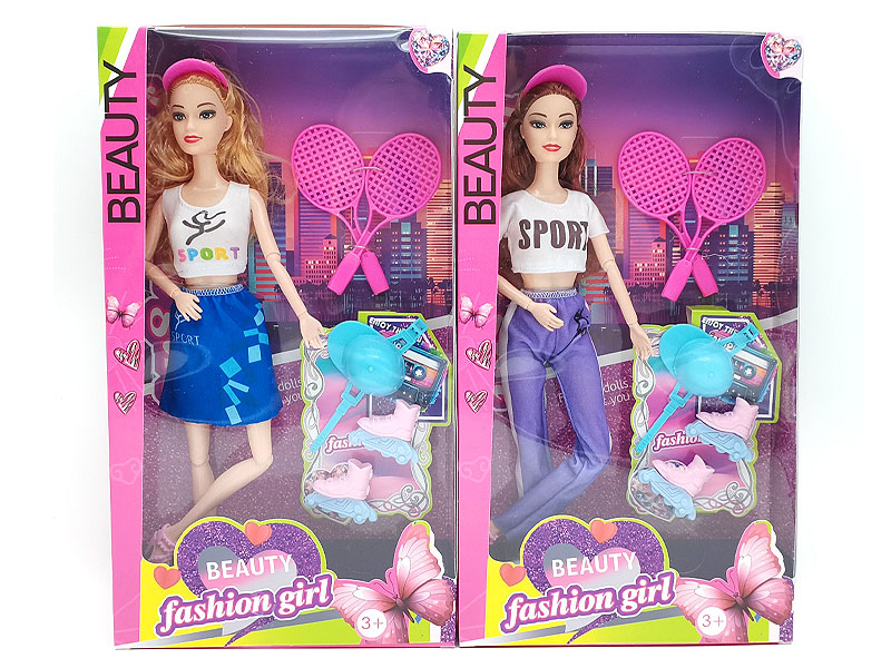 11.5inch Solid Body Doll Set(2S) toys