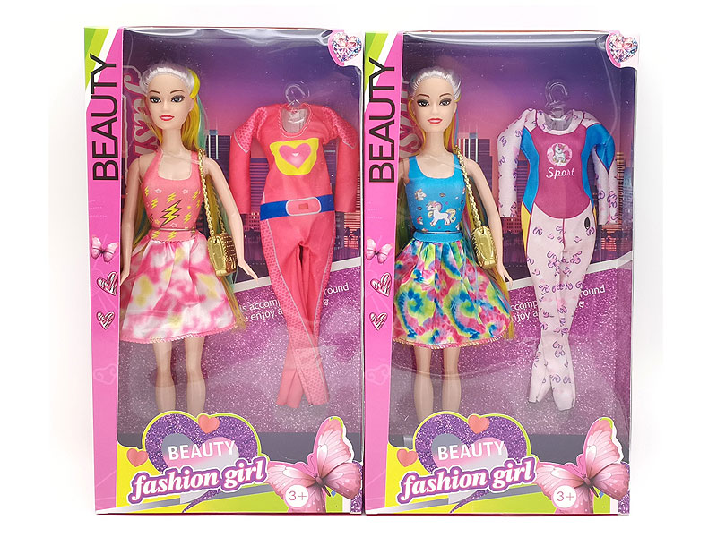 11.5inch Solid Body Doll Set(2S) toys