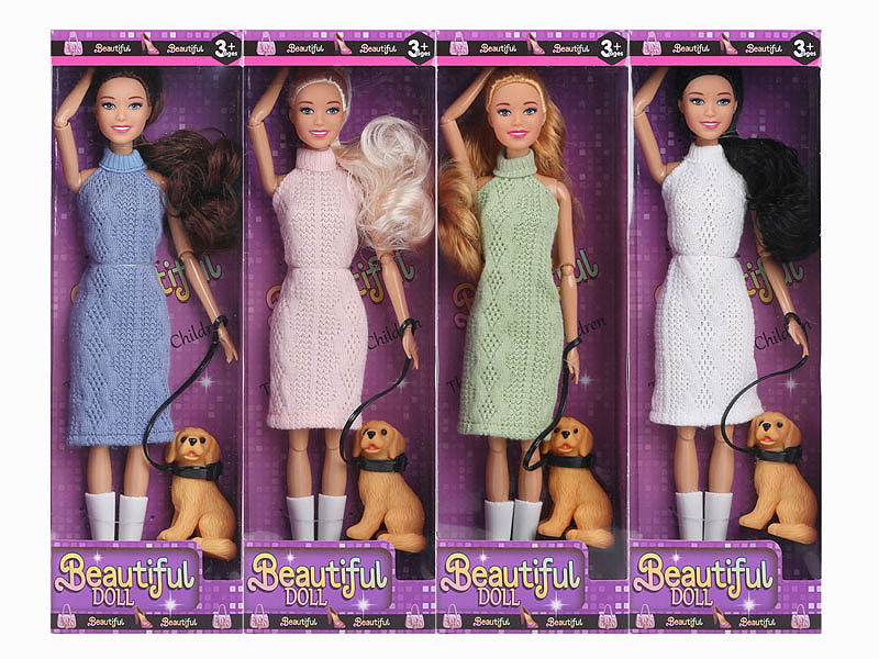 11.5inch Solid Body Doll Set(4S) toys