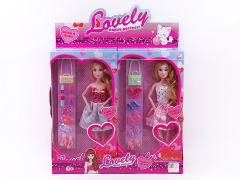 Solid Body Doll Set(6in1) toys