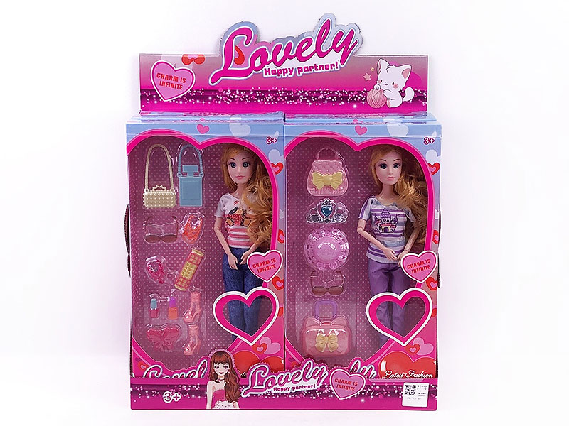 Solid Body Doll Set(6in1) toys