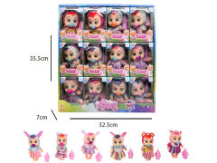 5inch Solid Body Cry Baby Set(12in1) toys