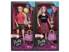 11inch Solid Body Doll Set(2S) toys