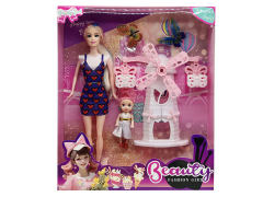 11inch Solid Body Doll Set toys