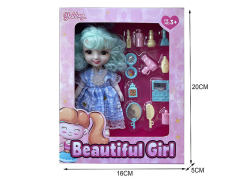 6inch Solid Body Doll Set toys